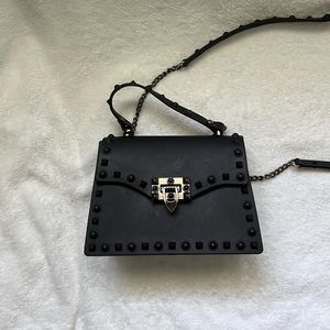 Trendy black crossbody purse 👜